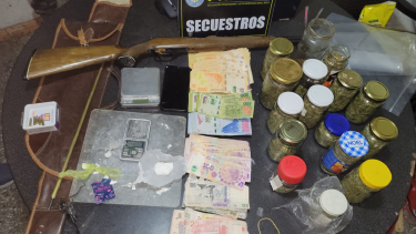 Desarticulan "kiosco narco" en Roca. Foto: Policía de Río Negro.