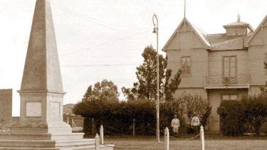 El Chateaux Gris, fue la primera sede del gobierno neuquino. (FOTO: Archivo)