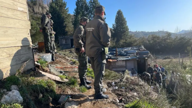 El allanamiento se llevó a cabo en el barrio Vivero. Foto: gentileza