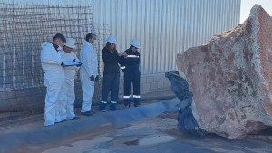 Los transformadores desenterrados en Plottier pierden líquido: cómo sigue la investigación