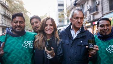 Recorrida de Scioli con Tolosa Paz , otra muestra de que ir´pan a las PASO