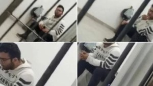 Las primeras imágenes de César Sena detenido por el femicidio de Cecilia
