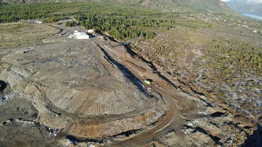 El basural de Bariloche debe dejar de funcionar el próximo 23 de diciembre. Foto: gentileza
