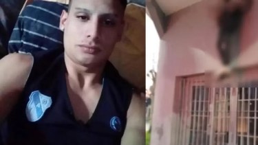 Un delincuente intentó entrar a una casa, quedó colgado y murió.