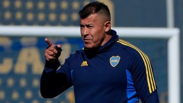 El entrenador de Boca Juniors, Jorge Almirón decidió cargar en sus jugadores el mérito de la clasificación. Archivo
