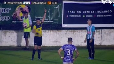 Ovejero y una expulsión inédita en Argentino de Merlo.