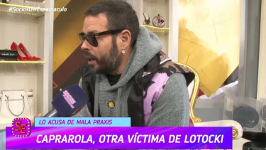 Mariano Caprarola sobre Aníbal Lotocki. "Me inyectó muerte". 