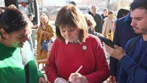 Patricia Bullrich en Cipolletti: «Cuando era ministra el puente no se cortaba»