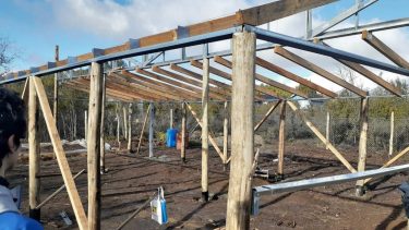 Desarrollo. Una de las pruebas de la funcionalidad del proyecto en un invernadero.