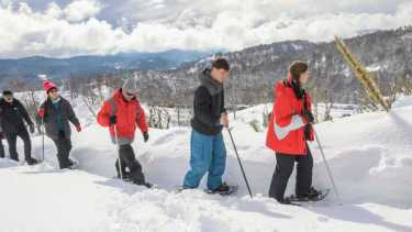 Es ideal para que disfrutes tus primeros pasos en la nieve. Fotos: @c4parquedenieve.