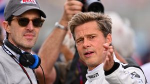 Ni Verstappen ni Hamilton, la estrella de Silverstone fue Brad Pitt