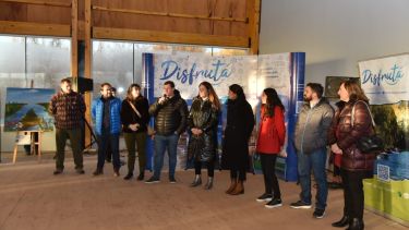 La presentación de actividades se realizó en la sede turística de la península de Hiroki (gentileza)