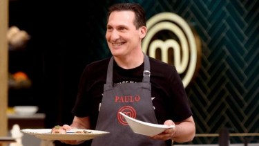 Paulo Kablan durante su participación en MasterChef. 
