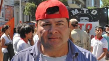 Emerenciano Sena, líder piquetero de Chaco, permanece detenido junto a su esposa e hijo. Foto: NA. 