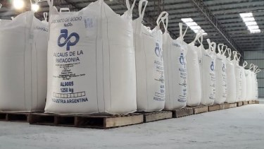 Alpat produce carbonato de sodio desde su planta de San Antonio. Archivo