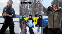 Imagen de Las vacaciones de invierno de Pampita con sus hijos en la Patagonia