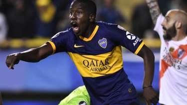 Hurtado volvió a Boca tras el préstamo en Bragantino.