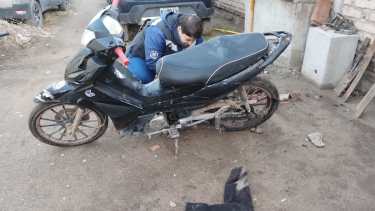 La moto fue robada hace una mes a una policía de Allen. foto; gentileza.
