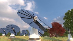 Renovables: conocé el dispositivo que imita al girasol para generar energía solar
