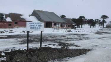 La vieja hostería de Primeros Pinos, abandonada en la actualidad. Foto: Gentileza. 
