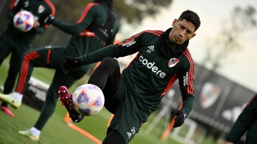 Aliendo es una pieza clave en el mediocampo de River. 