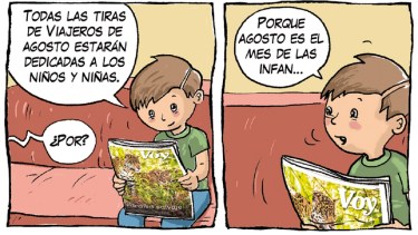 «Convivir con gatos»: la tira de Chelo Candia en el mes de las infancias