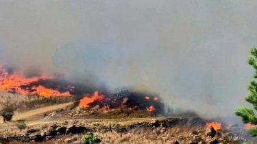 Al menos cinco focos de incendio se reportaron este lunes en Córdoba.