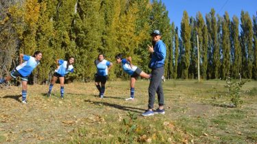 Valeria Grondona es la entrenadora de Las Leonas de San Martín. Las representantes e Río Negro en la Copa Federal. (Foto: Club San Martín)