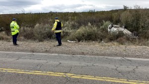 Dos heridos tras un impactante vuelco en la Ruta 151, cerca de Catriel