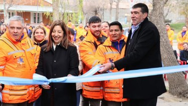 La inauguración se realizó este miércoles en el antiguo hospital de Cipolletti. Foto: Gentileza.