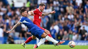 Con Enzo Fernández y Alexis Mac Allister, Chelsea y Liverpool empataron 1 a 1