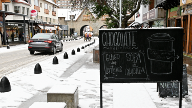 Continuarán las lluvias y la nieve en Bariloche. Foto: Alfredo Leiva 