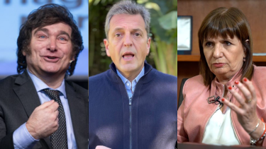 Patricia Bullrich y Javier Milei criticaron el paquete de medidas de Sergio Massa. Foto Archivo