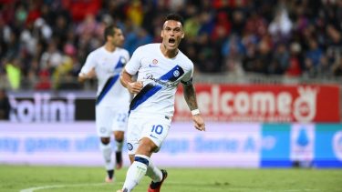 Lautaro Martínez metió dos goles en los primeros dos partidos de la Serie A.