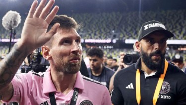 Lionel Messi es seguido a todas partes por un hombre: el guardaespaldas que le puso Inter Miami para protegerlo de los fanáticos.