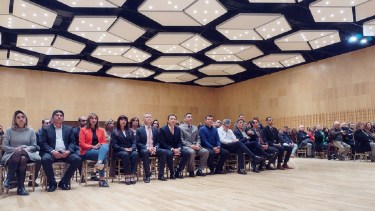 El fiscal general José Gerez viajó a Cutral Co para realizar la jura de Liotard (Foto: gentileza)