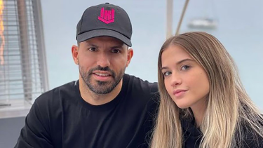 Sergio Agüero y Sofía Calzetti están nuevamente en pareja. Archivo. 