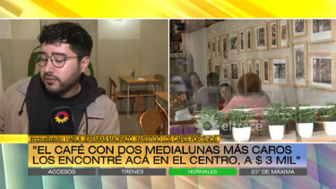 El neuquino Jeremías Madrazo volvió a burlarse de una móvil de TV. 