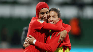 Las marroquies clasificaron a octavos de final en su debut mundialista. (Foto: Reuters)