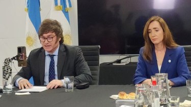 Milei presentó formalmente sus propuestas a comienzos de agosto y destacó que es “la única fuerza política con un plan concreto". Foto Archivo.