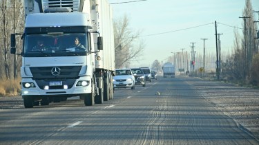Así quedo la Ruta 151 luego de los arreglos que realizó la empresa contratista. Foto: Florencia Salto.  