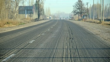 Así quedo la Ruta 151 luego de los arreglos que realizó la empresa contratista. Foto: Florencia Salto.  