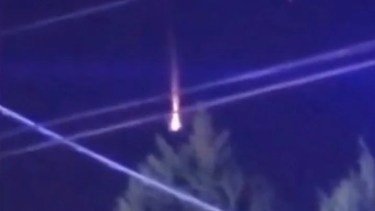 El fenómeno ocurrió esta madrugada y fue visto en varias localidades de la provincia. Foto: Gentileza. 