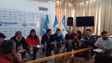 El intendente Mariano Gaido y la Secretaria Nacional de Integración Sociourbana, Fernanda Miño (gentileza)
