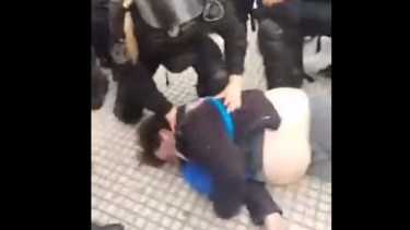El hombre murió a pesar de la atención del personal del SAME. Foto: Captura. 