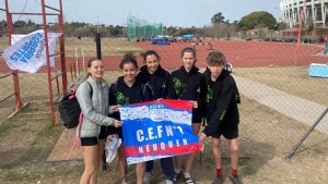 Podios y buenas marcas de los atletas neuquinos en la Copa Nacional U16