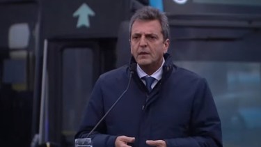 El candidato presidencial presentó medidas sobre seguridad en Rosario. Foto: Captura. 