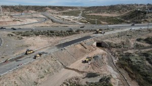 Ruta 7: habilitan el tránsito en el nodo vial de Neuquén donde estaba el socavón