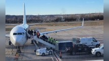 Imagen de Video: el momento en el que peritaban el avión donde viajó el hombre que murió en Neuquén