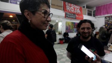  Angélica Lagunas se quedó con la interna del FIT-Unidad en las PASO 2023. Foto: Oscar Livera. 